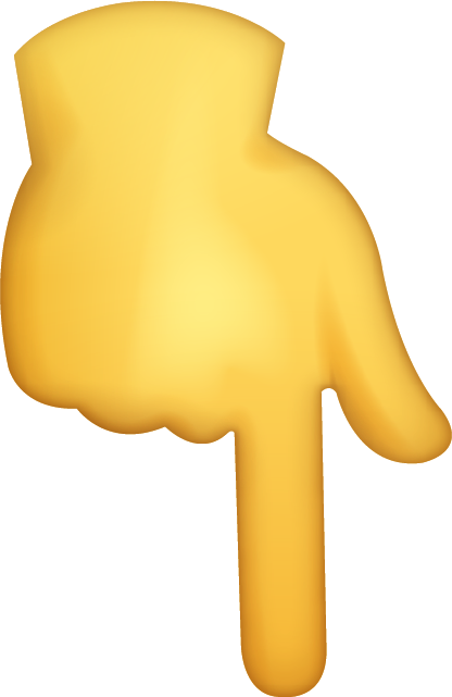 Down Index Emoji