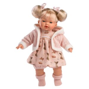Baby Girl Doll with Crying Mechanism, Clothing - Image 1