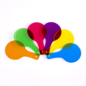 Colour Paddle - 6 Colours - 6pcs - Image 1