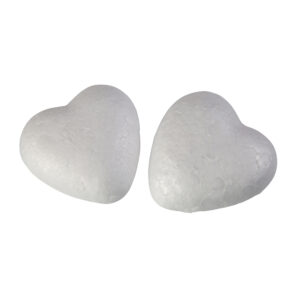 Anthony Peters - Polystyrene Shapes - 50mm Hearts - 10pcs - Image 1