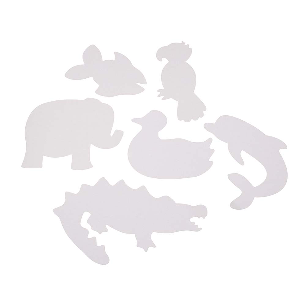 Large Animal Collage Shapes: 24 Pieces