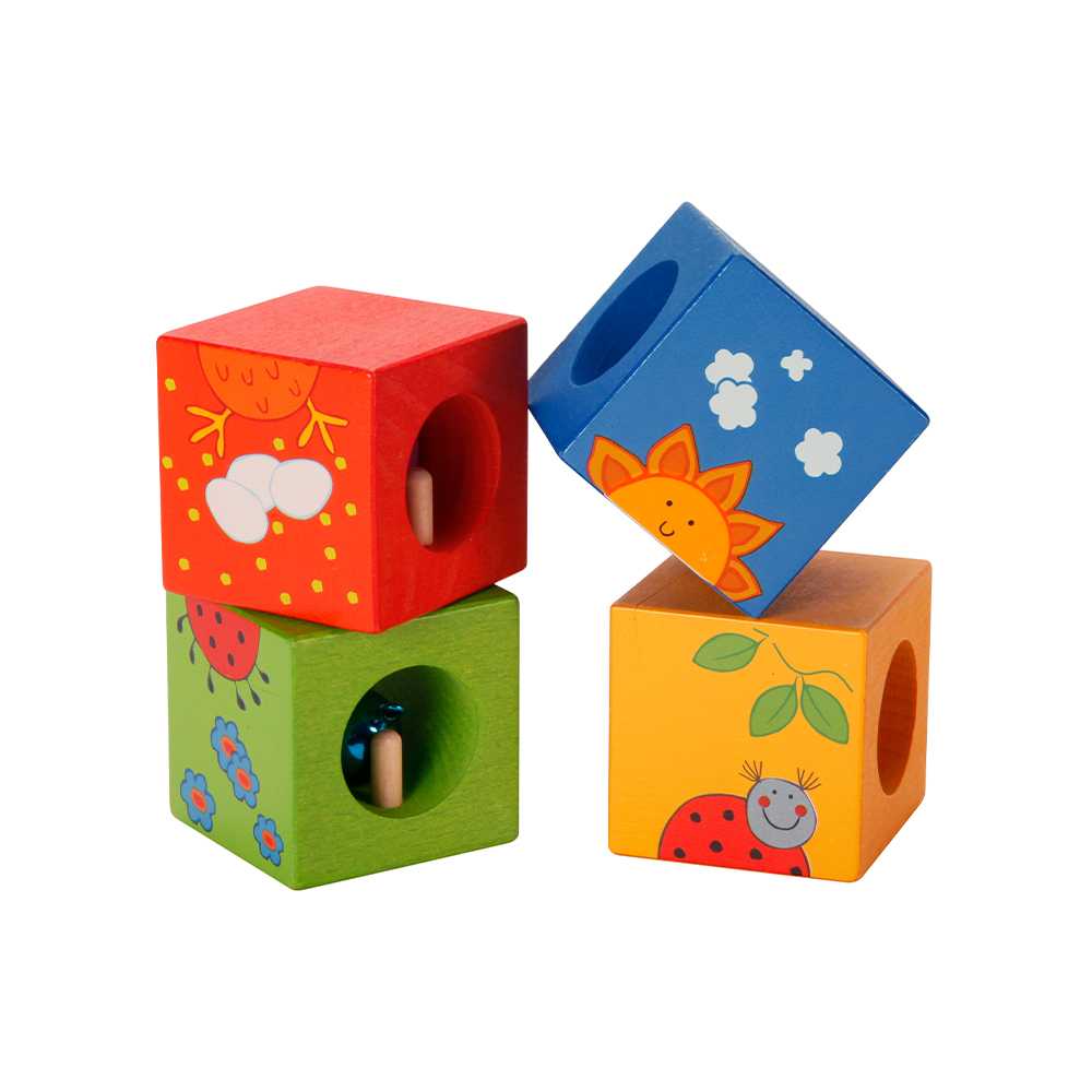 Discovery Cubes with Animal Puzzle - 4pcs