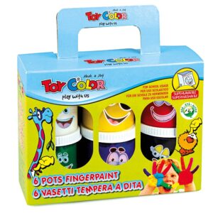 Ready Mix Finger Paint Pots - Superwashable