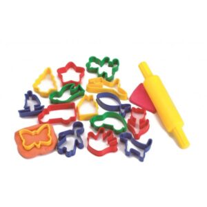 Cookie Cutter & Rolling Pin Set 17pc - Image 1