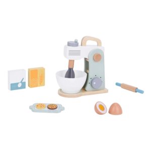 Pretend & Play - Wooden Baking Mixer Set - 6pcs - Image 1
