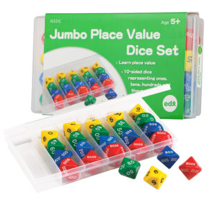 Dice - Jumbo Place Value Set - 34mm - 24pcs