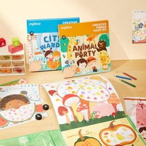 Mideer Creative Finger Paint Kit - Animal Party - Image 1