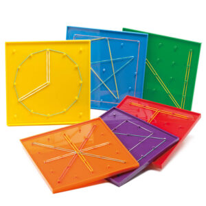 Geoboards - 17.5cm - 5x5 Pin & 12 Pin Circular