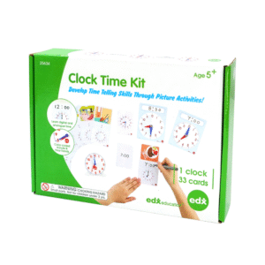 EDX Education - Clock Time Kit with Activity Cards - 36pcs - Image 1
