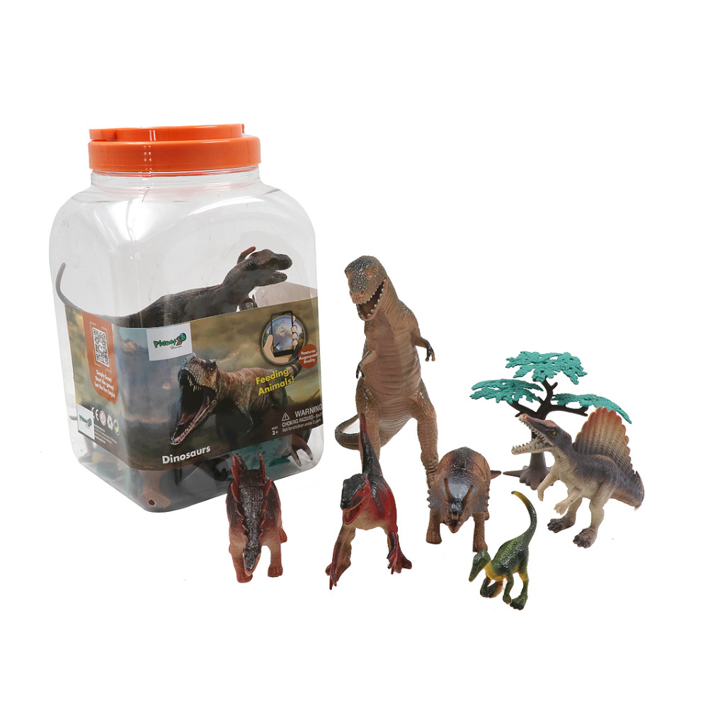 Dinosaur Playset - 40pcs in Bucket