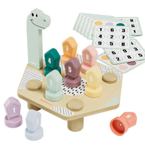 TopBright - Happy Dino Twist - Number & Colour Matching Game - 20pcs