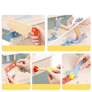 Pretend Play Wooden Workbench Set - Image 1