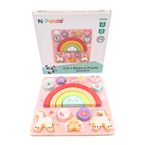 hi Pando - Wooden Puzzle Board - Fantasy Themed - 15pcs - Image 1