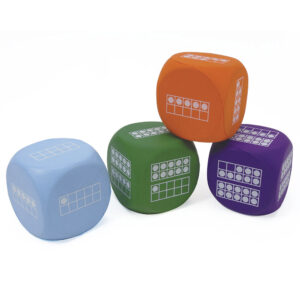Hand2Mind - Ten Frames Dice (Set of 12) - Image 3