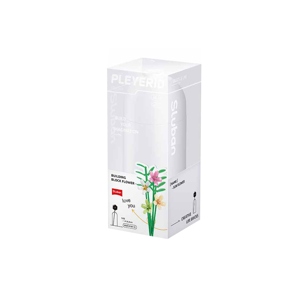 Sluban - Pleyerid - Flowers - Freesia - 241pcs - BrainPlay