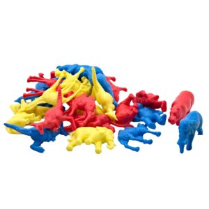 EDX Education - Counters - Wild Animal - 3 Colours with Tweezer - 30pcs - Jar - Image 3