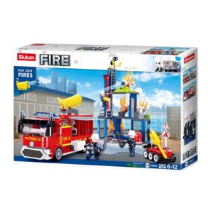 Sluban - Fire - Fire Fighting Training Center - 585pcs - Image 3