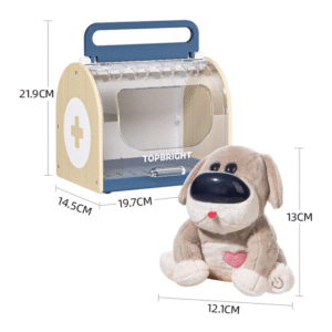 TopBright - Pretend & Play - Dr. Dog Vet Kit with Lights And Sounds - 14pcs - Image 3