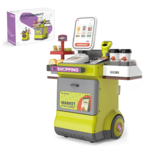 Cogo - Pretend & Play Grocery Store - Cash Register and Accessories - 48 Pieces - Image 5
