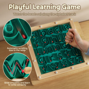 TopBright - Magnetic Maze - Alphabet Tracing Board - Image 7