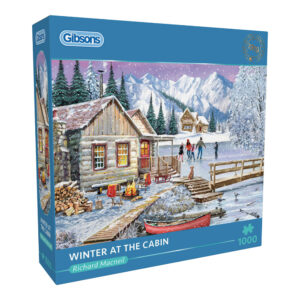 Gibsons - Winter at the Cabin - Jigsaw Puzzle - 1000pcs - Image 4