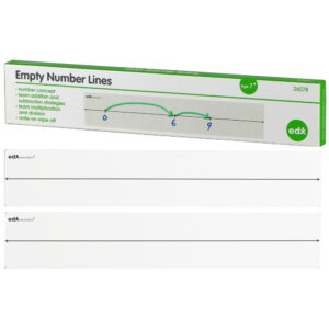 EDX Education - Number Lines - Write & Wipe - Empty - Student - 15pcs - Image 1