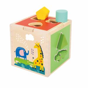 TookyToy - Animal Shape Sorter with Wooden Blocks - Image 4