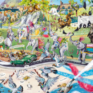 Gibsons - Herd of Hilarity - Jigsaw Puzzle - 1000pcs - Image 2