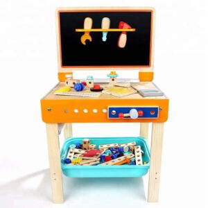 TopBright - 2-in-1 - Tool Work Bench, Art Desk & Chalk Board - 47 x 37 x 80 cm - pcs - Image 3