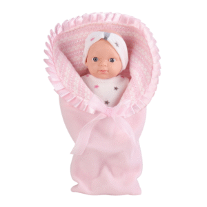 Baby Doll with Pink Clothing & Accessories - Vinyl Body - 30cm - Image 4