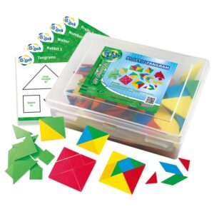 Gigo - Tangrams + 5 Activity Cards 105pc Container - Image 1