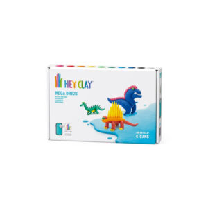 Hey Clay - Modelling Air-Dry Clay with Fun Interactive App - Lagosuchus, Allosaurus, Dimetrodon, Series Mega Dinos, 6 cans - Image 5
