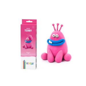 Hey Clay - Modelling Air-Dry Clay with Fun Interactive App - Terry, series Monsters, 3 cans - Image 1