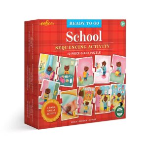 eeBoo - Ready to Go 10 Piece Giant Puzzle - School - Image 4