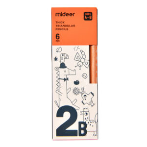 Mideer - Thick Triangular 2B Pencils- 6 Pieces - Image 4