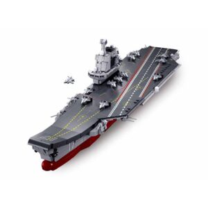 Sluban - Model Bricks - Aircraft Carrier Shandong 1/700 Scale - 584 Pieces - Image 5