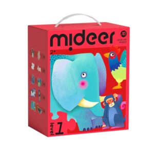 Mideer - 10-in-1 Level Up Puzzle: Level 1 Simple Animals - Image 1