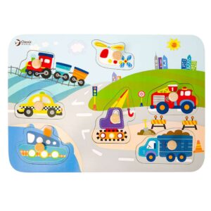 Classic World - Peg Puzzle - Traffic - 7pcs - Image 7