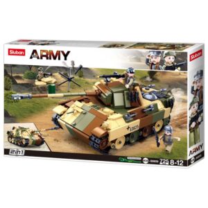 Sluban - WWII - Medium Tank 2 in 1- 725pcs - Image 3