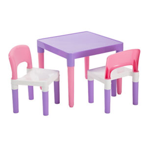 Greenbean - Childrens Furniture - Pastel Table & 2 Chairs - Image 1