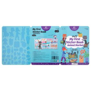 TookyToy - Silicone Sticker Book - Animal Market - Image 3