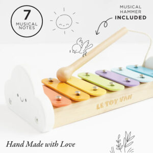 Le Toy Van - Wooden Rainbow Xylophone - 2pcs - Image 5