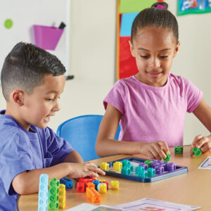 Learning Resources - Mathlink® Cubes Brain Puzzle Challenge - 80 Pieces - Image 2