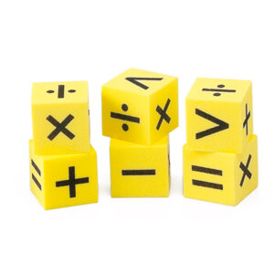 EDX Education - Dice - Foam Operations - 2cm - 6pcs - Image 1