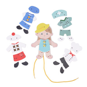 Classic World - My Job Lacing Toy - Girl - Image 1