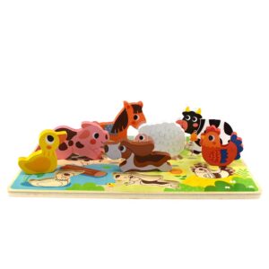 TookyToy - Chunky Puzzle - Farm - Image 4