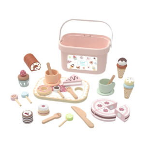 TookyToy - Wooden Tea Party Set in Portable Storage Box - 34 Pieces - Image 5