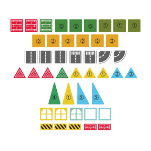 Magnetic Tiles - Truck Construction Set - 50 Pieces - Image 3