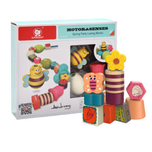 TopBright - Fine Motor Lacing Blocks Set - Spring Party