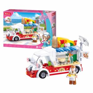 Sluban - Girls Dream - Pizza Truck - 156pcs - Image 3